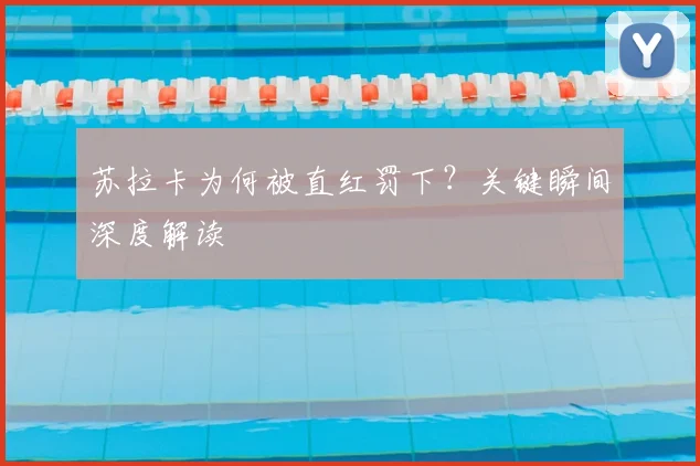 苏拉卡为何被直红罚下？关键瞬间深度解读
